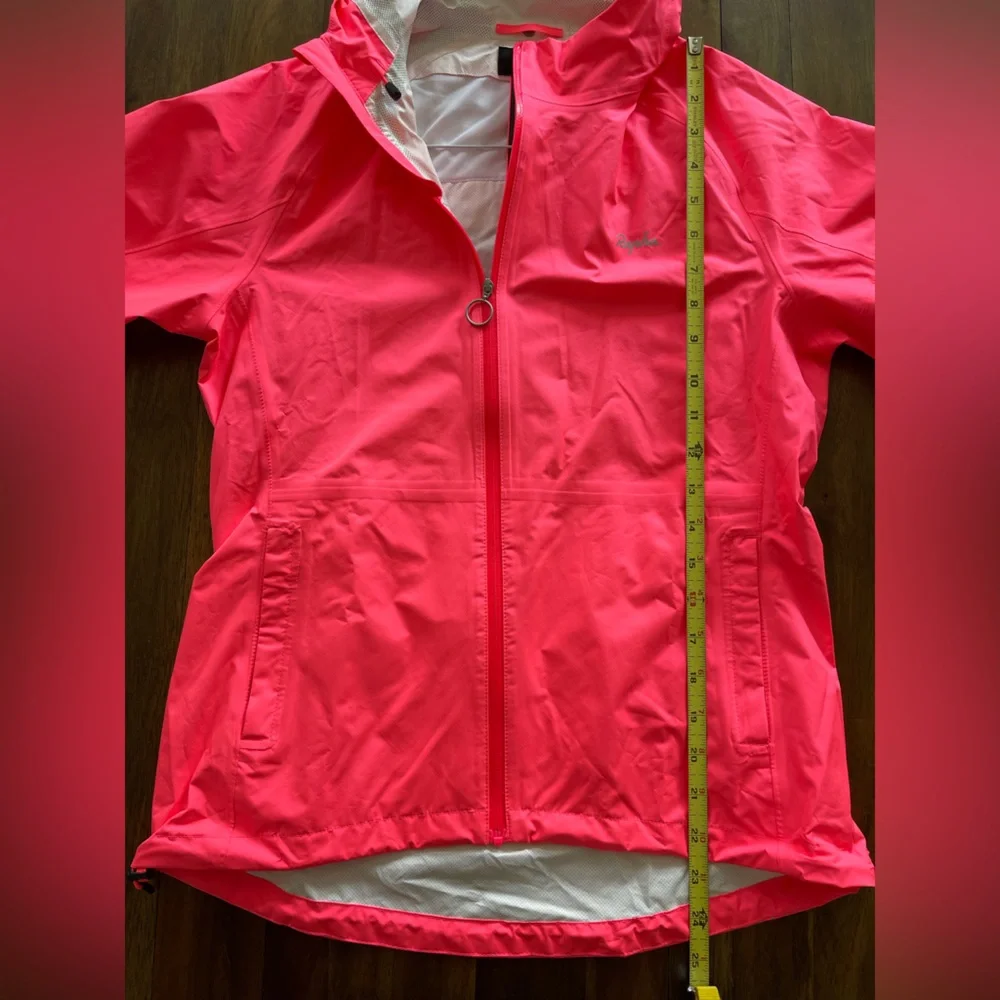 Rapha Women's Commuter Jacket Hot Pink Hooded XS Cycling Windbreaker Lightweight